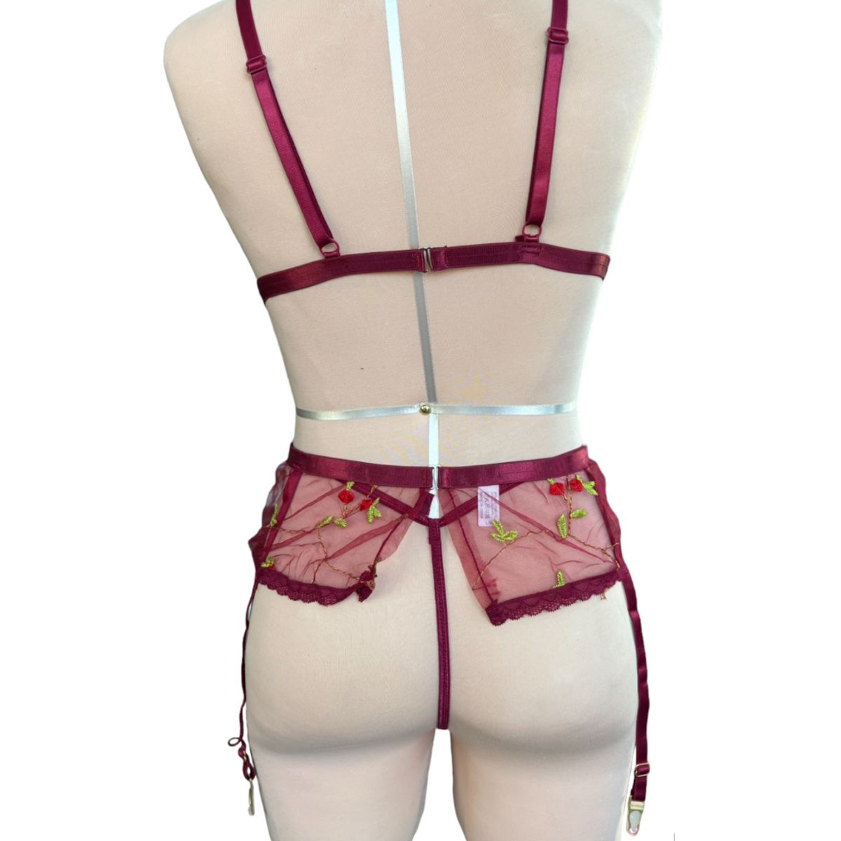 GENERICO - CONJUNTO DE LENCERIA, ROPA INTIMA 4 PIEZAS