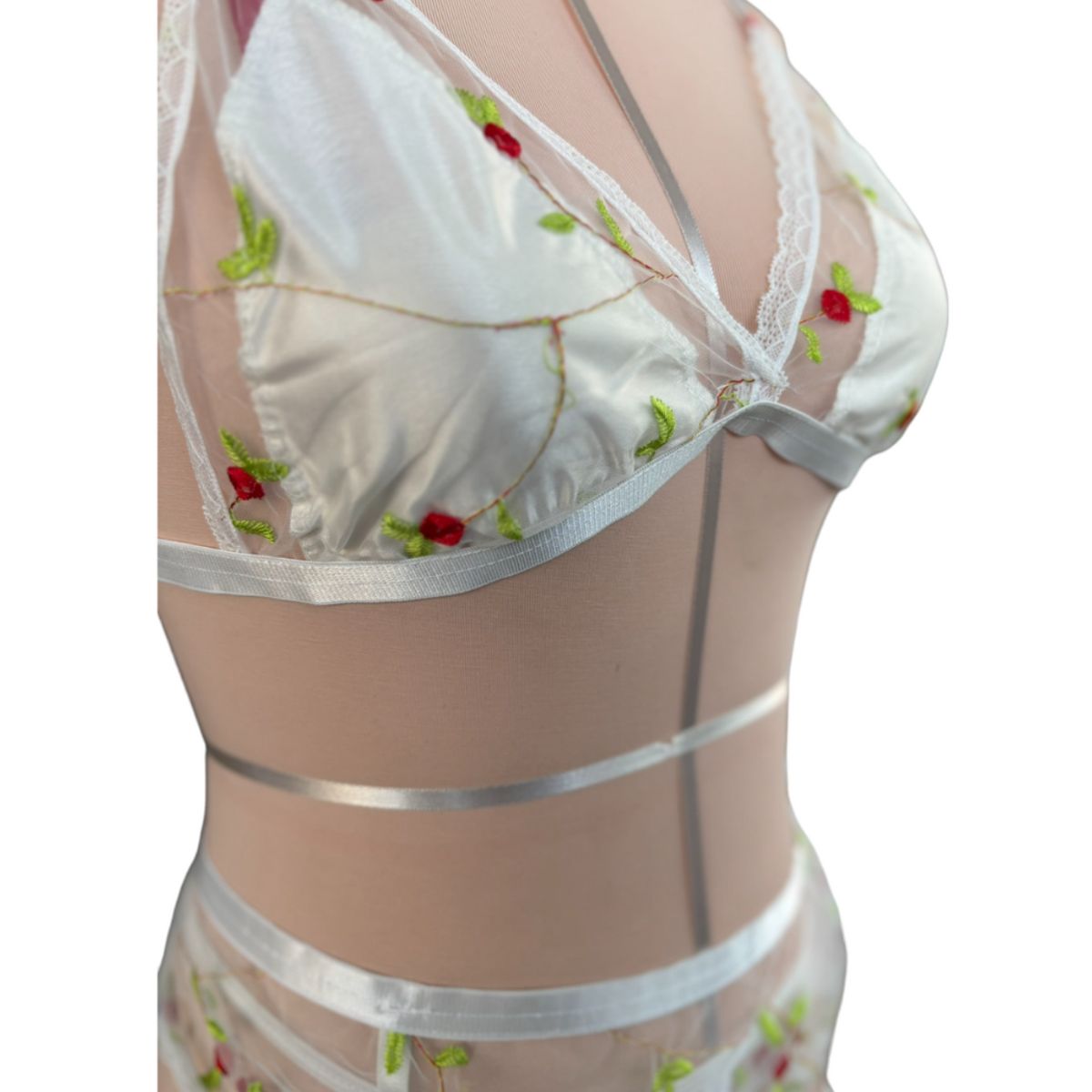 GENERICO - CONJUNTO DE LENCERIA, ROPA INTIMA 4 PIEZAS