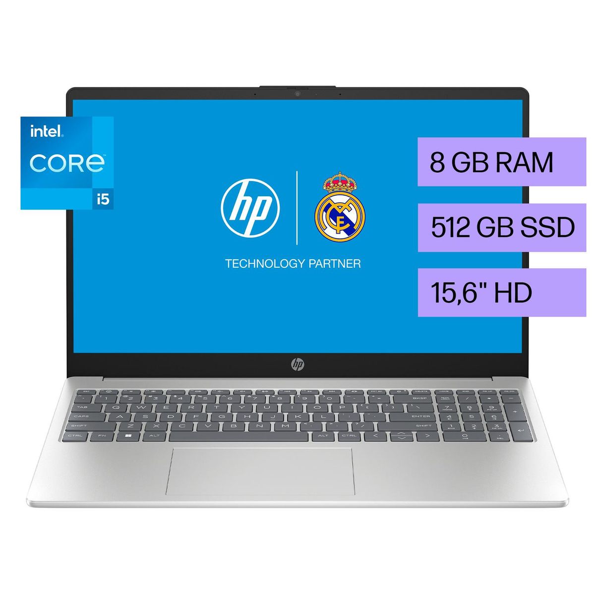 HP - Laptop HP 15-fd0048la Intel Core i5-1235U 8GB RAM 512GB SSD