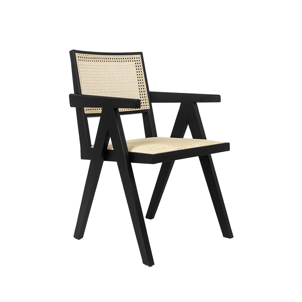 NIHM - Silla de Comedor Sandama de Madera Negro