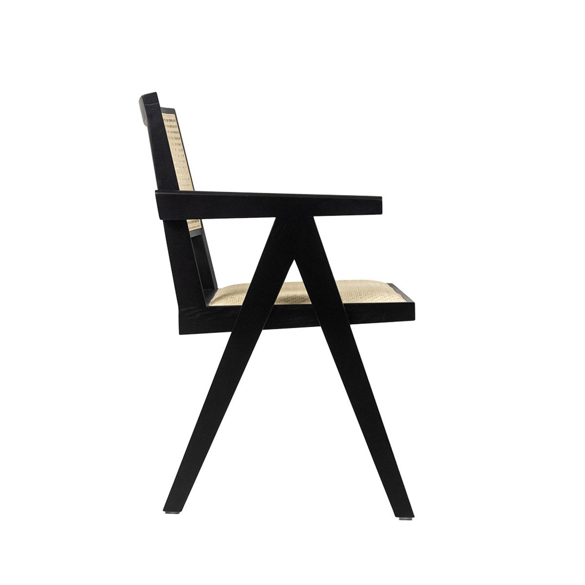 NIHM - Silla de Comedor Sandama de Madera Negro