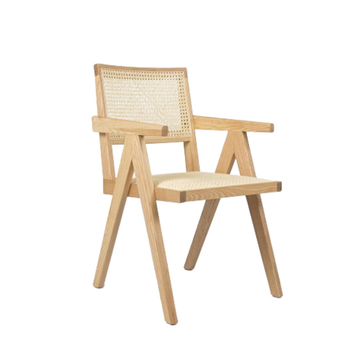 NIHM - Silla de Comedor Sandama de Madera Natural