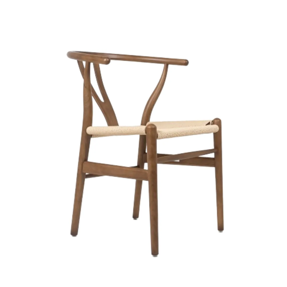 NIHM - Silla de Comedor Wishbone New de Madera Walnut