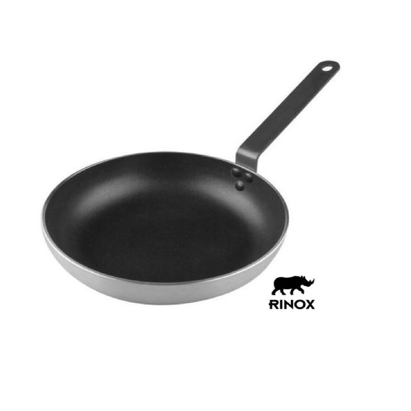 RINOX - Sartén con mango 28x6 cm aluminio antiadherente Rinox