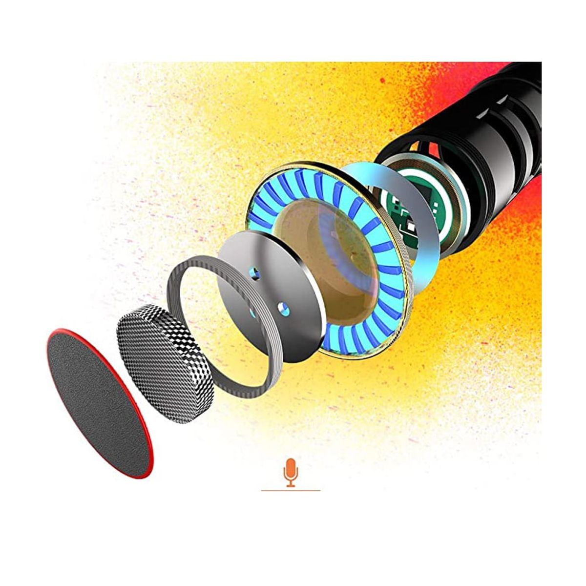 GENERICO - Micrófono Solapero Lavalier 3.5 mm para Celular y PC con Gancho