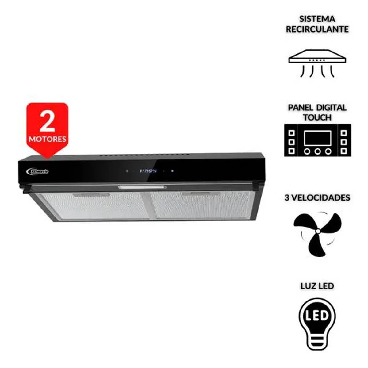 KLIMATIC - Campana Convencional 60cm Ámsterdam