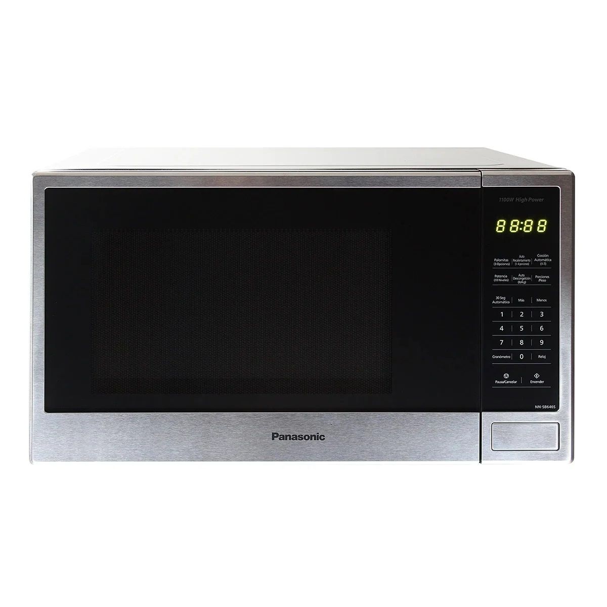 PANASONIC - Horno Microondas Panasonic 37 Lts 900W NN-SB646SRPK - Plateado