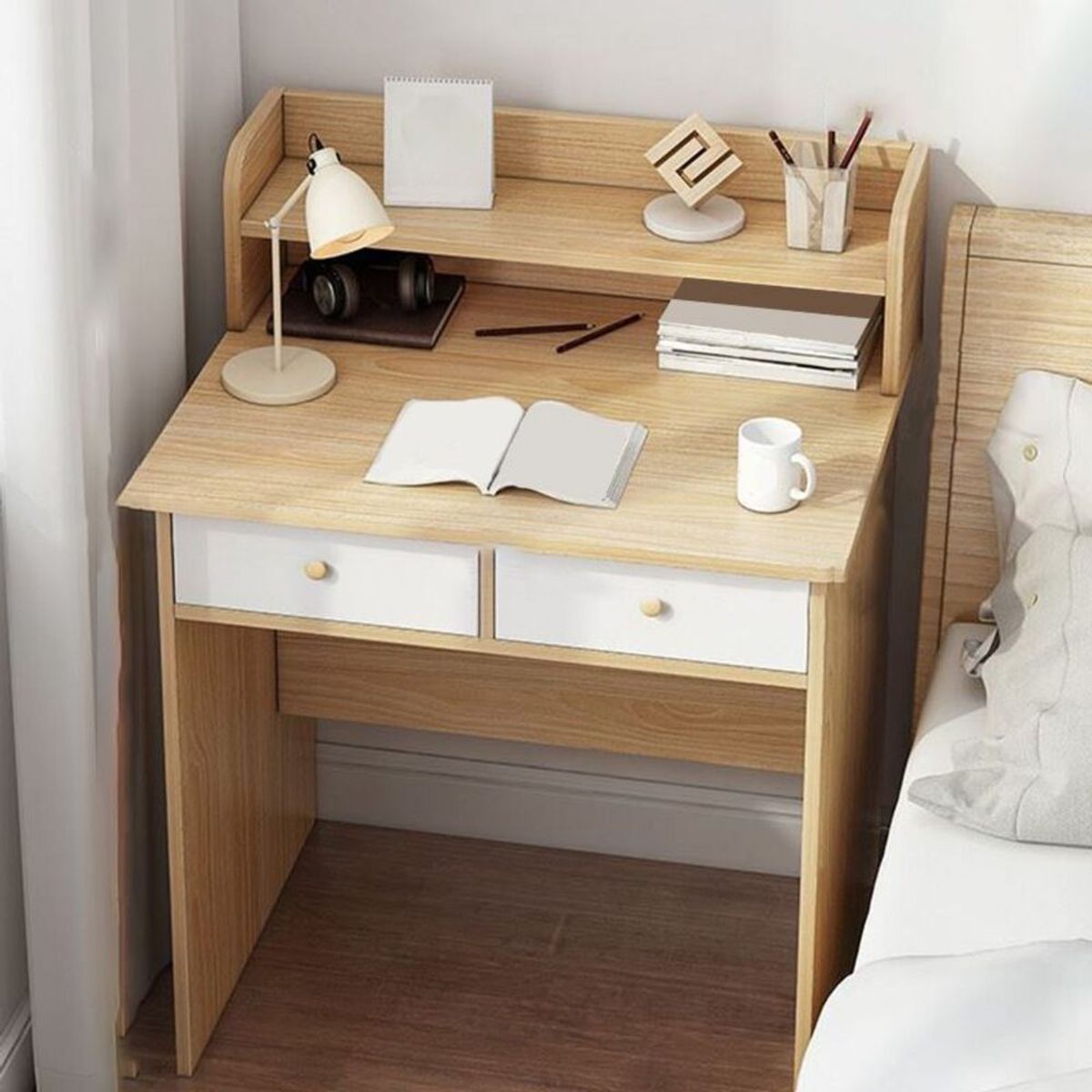 TU MESITA - Escritorio Práctico Sophie 2 Cajones TU MESITA