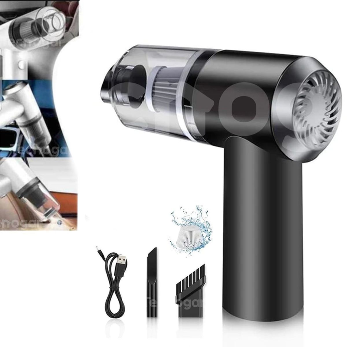 GENERICO - Aspiradora para Auto Inalámbrica Multifuncional para Hogar Recargable