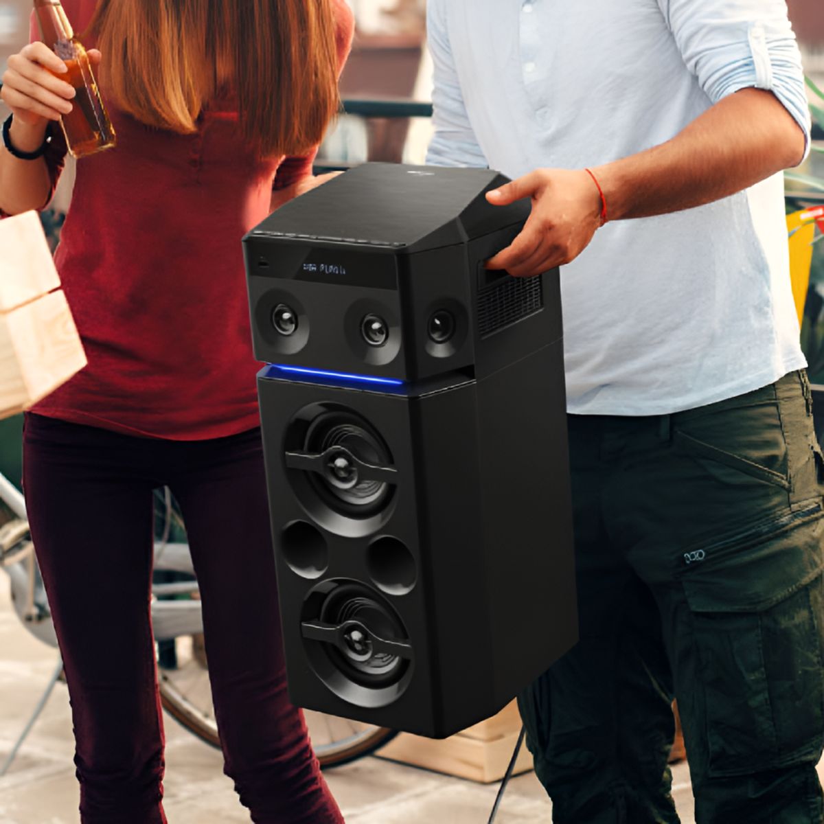 PANASONIC - Minicomponente Panasonic 300W SC-UA30PU-K