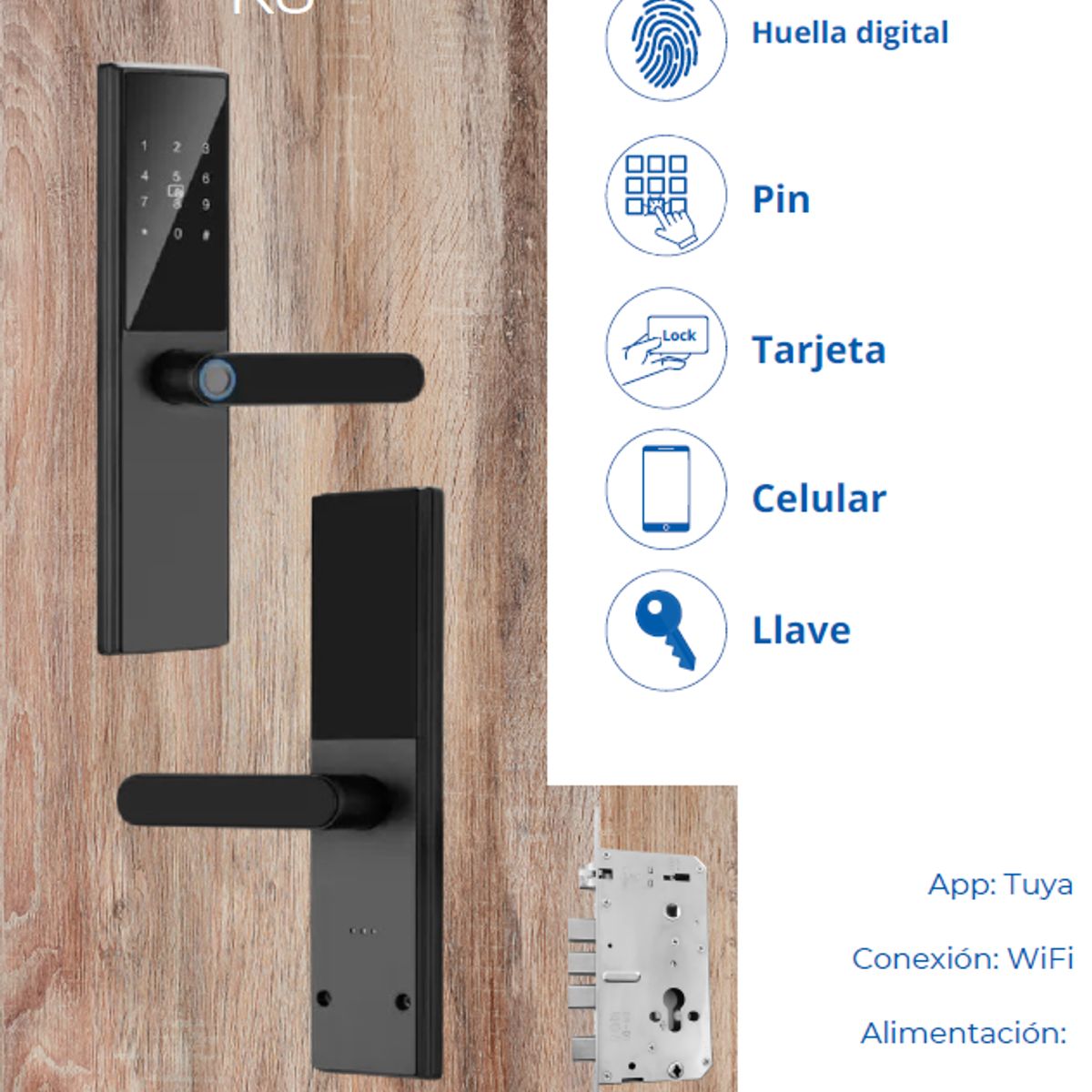 BLITZ - Cerradura Digital Wifi K8