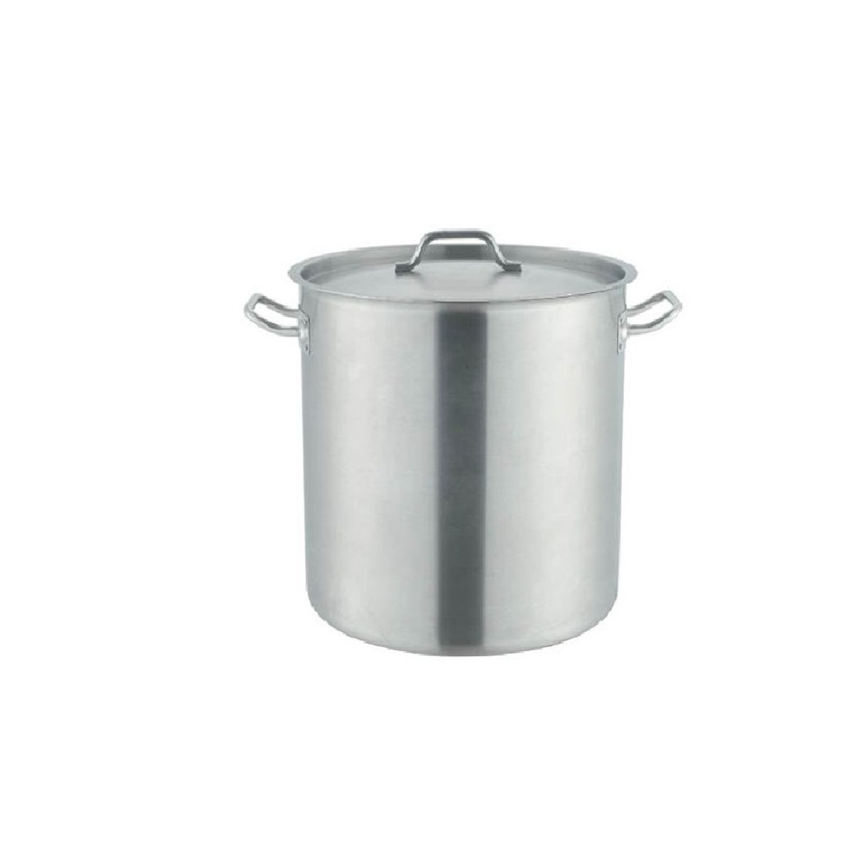 RINOX - Olla Fondo 50 Litros 40x40cm con tapa acero inoxidable Rinox