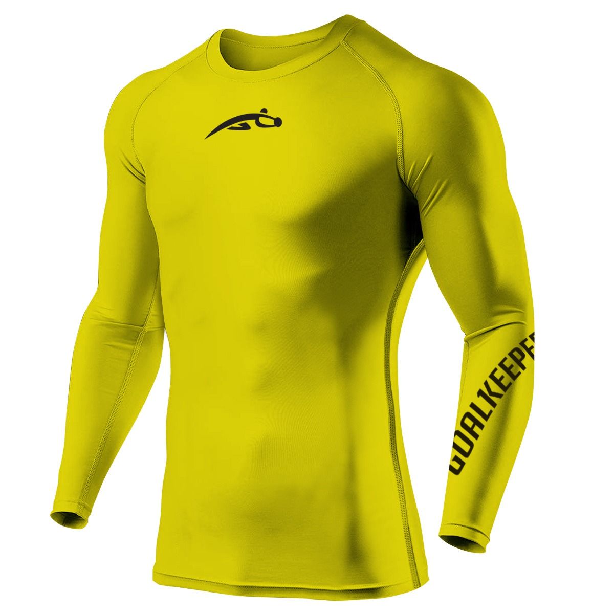 GENERICO - Polo licra compresor gk amarillo