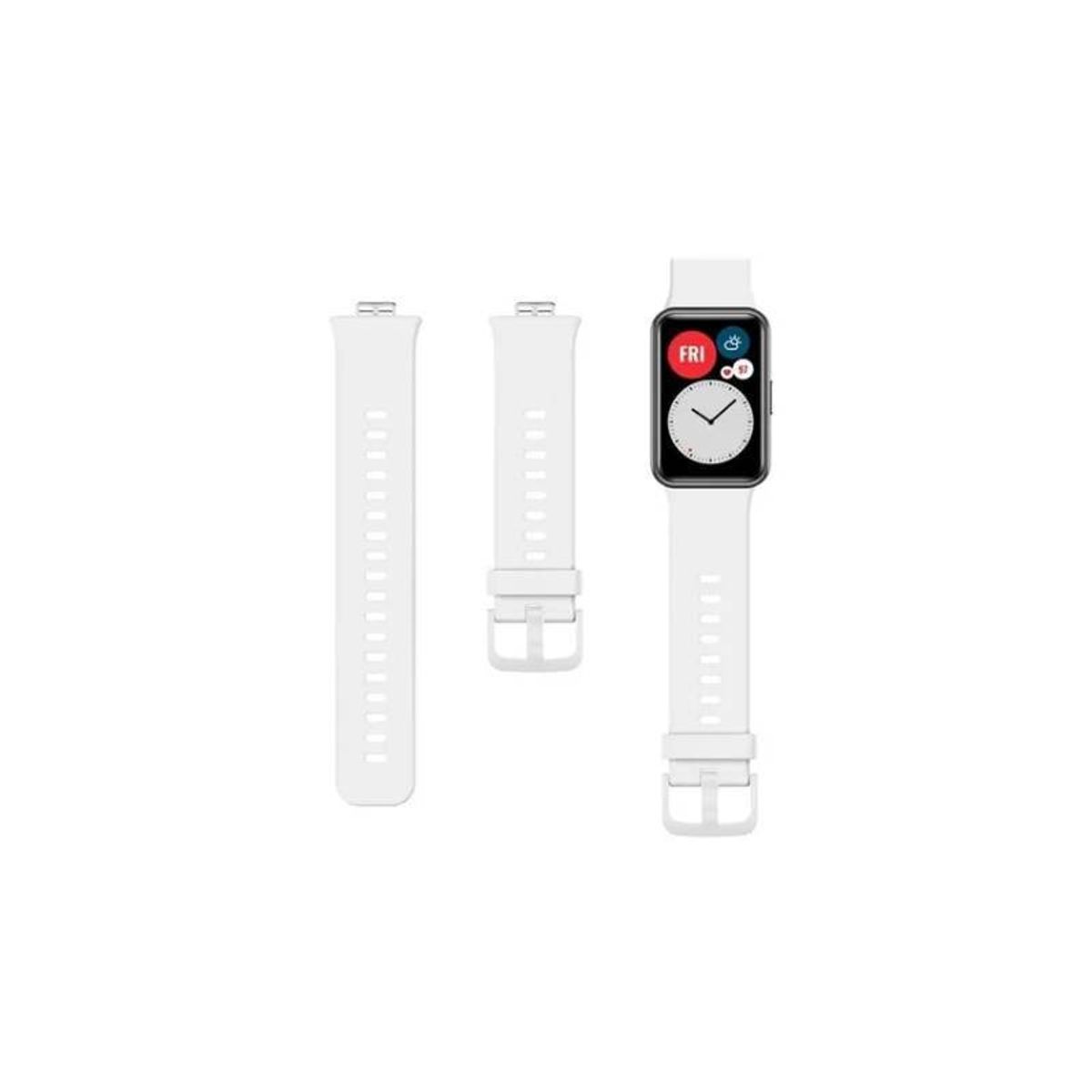GENERICO - Correa Silicona para HUAWEI WATCH BAND 6 - Blanco