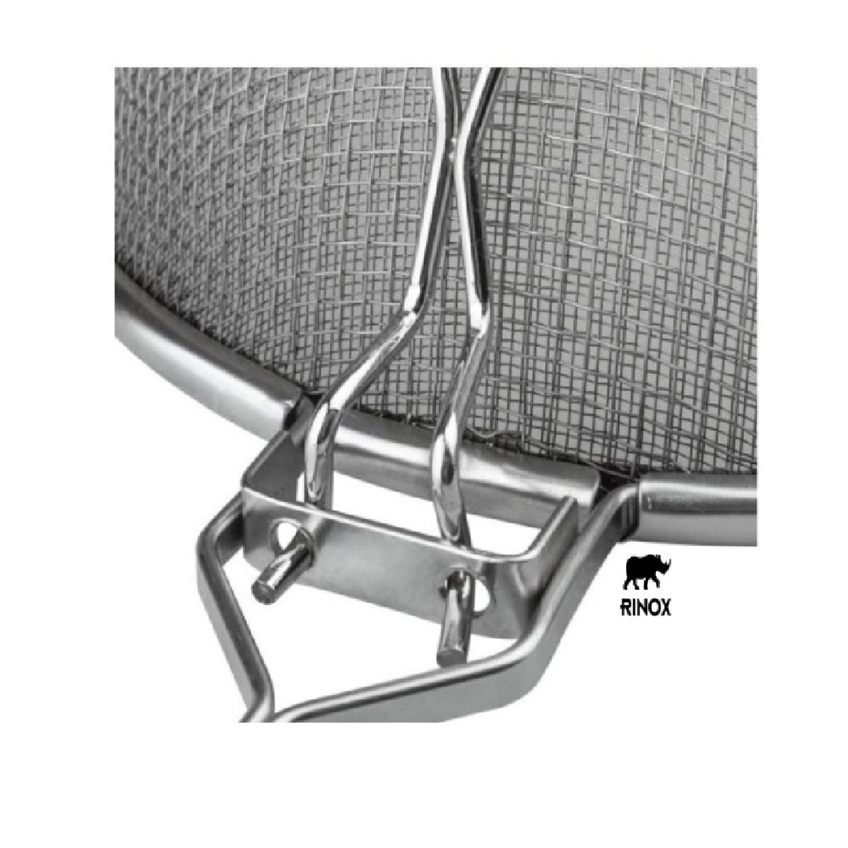 RINOX - Colador mango de madera doble malla reforzada 26cm Rinox