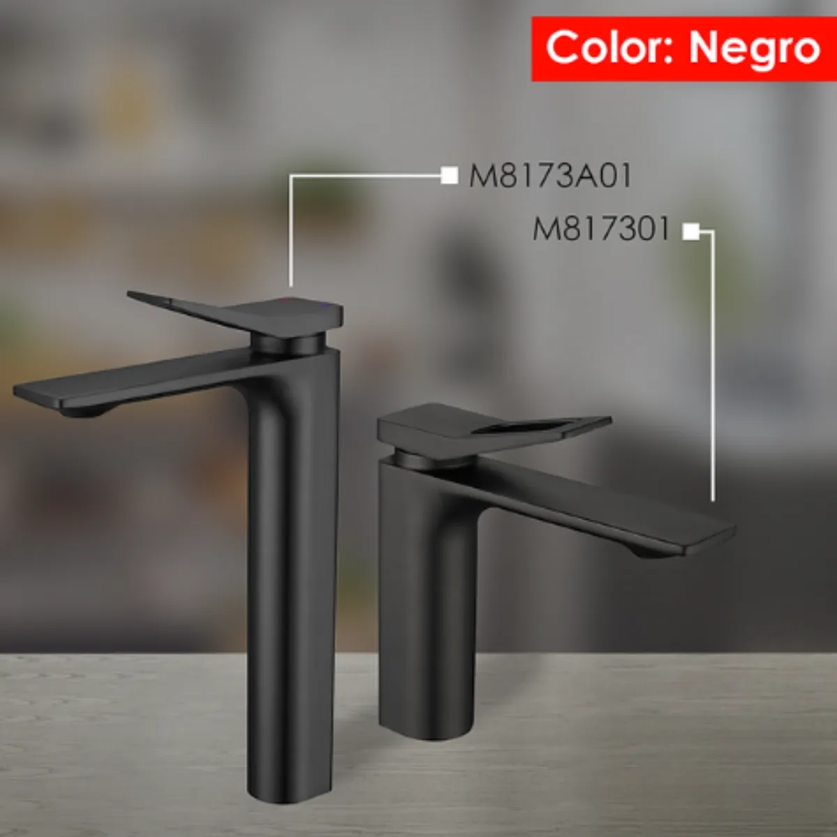 GENERICO - Mescladora para Baño en Bronce Negro Mate