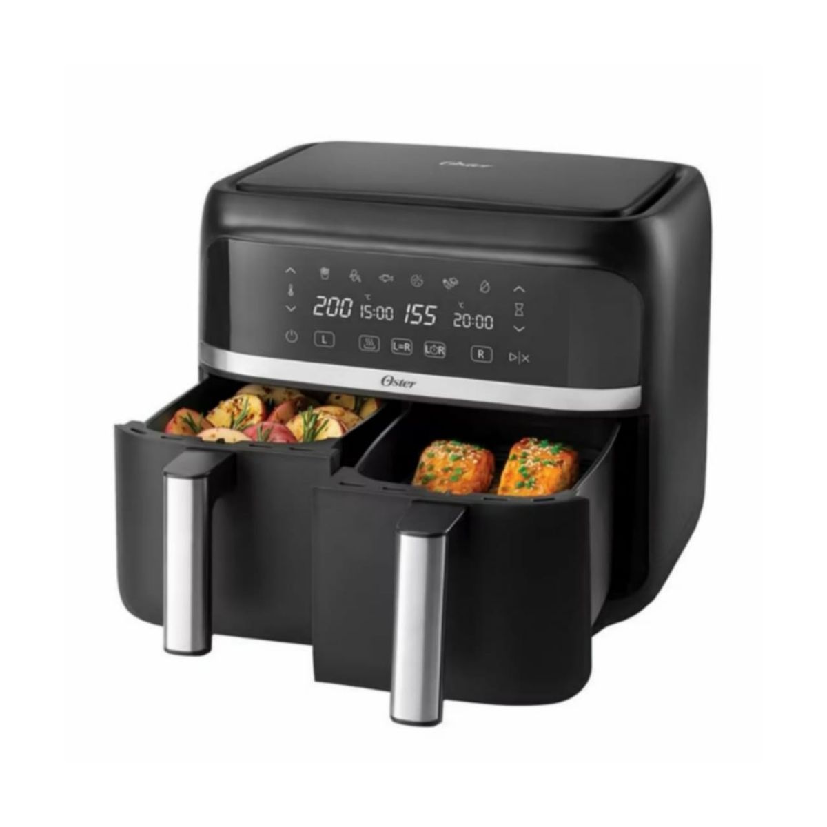OSTER - Freidora de aire Dual Oster de 76L CKSTAF7MCDDF