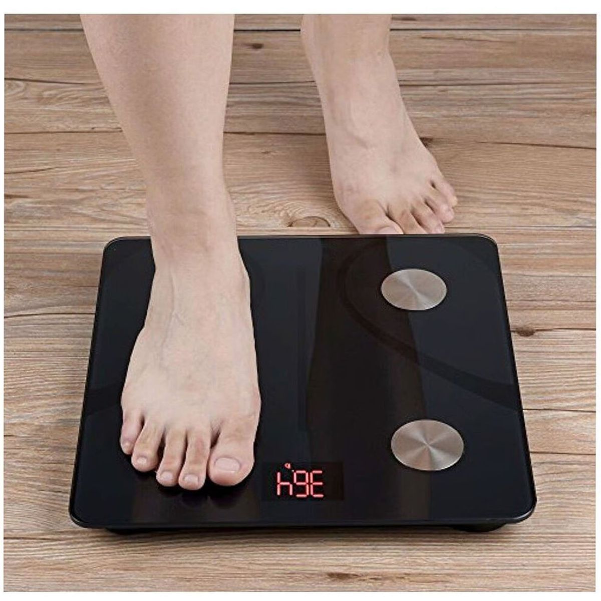 PERSONAL SCALE - Balanza Digital Inteligente 12 Lecturas Negro.