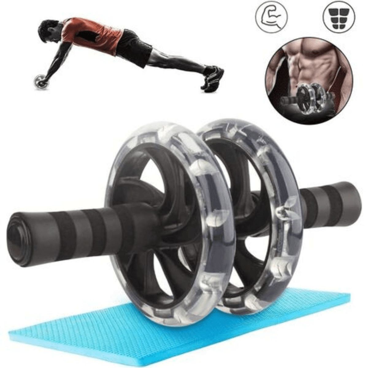 GENERICO - Rueda Abdominal Doble  Mini Mat