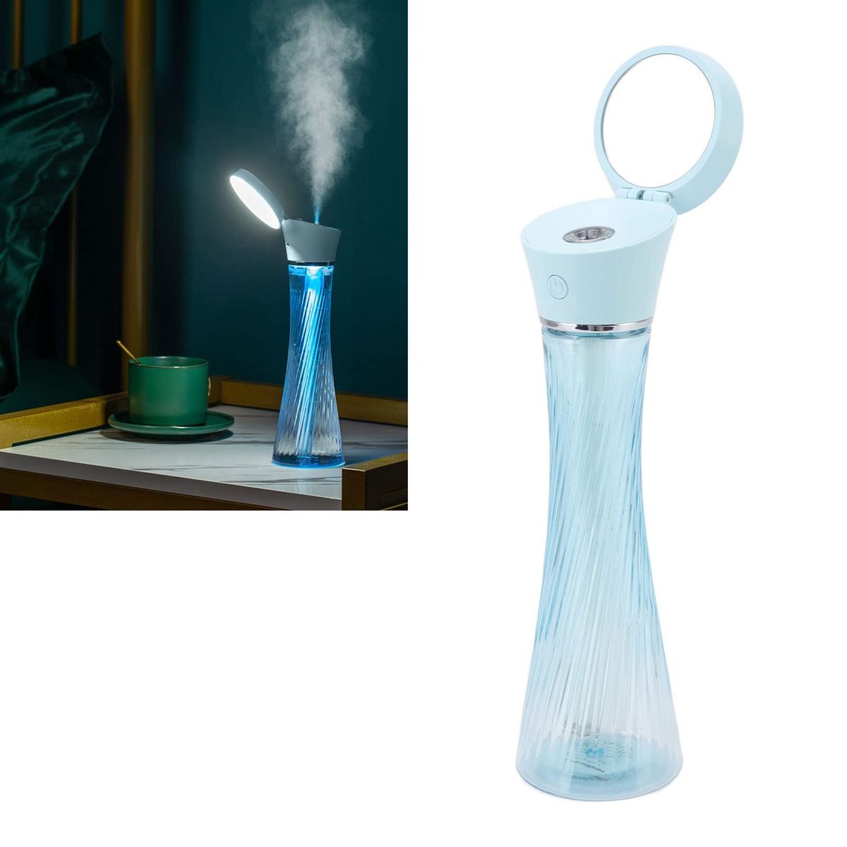 GENERICO - Humidificador de aire portátil USB ultrasónico para carro