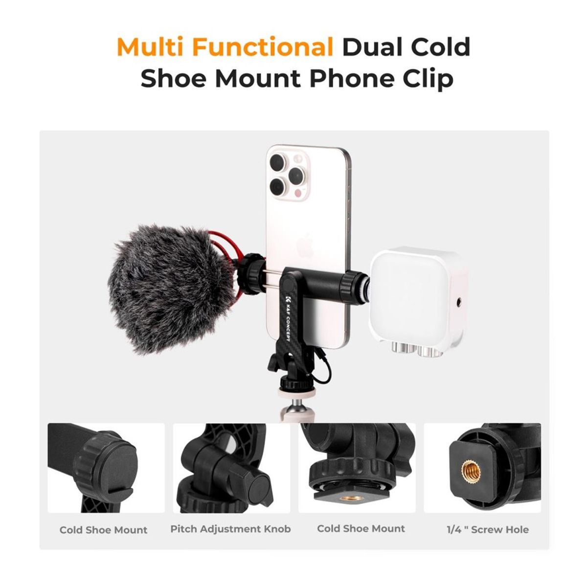 K&F CONCEPT - Soporte para Smartphone K&F Concept  KF31.084