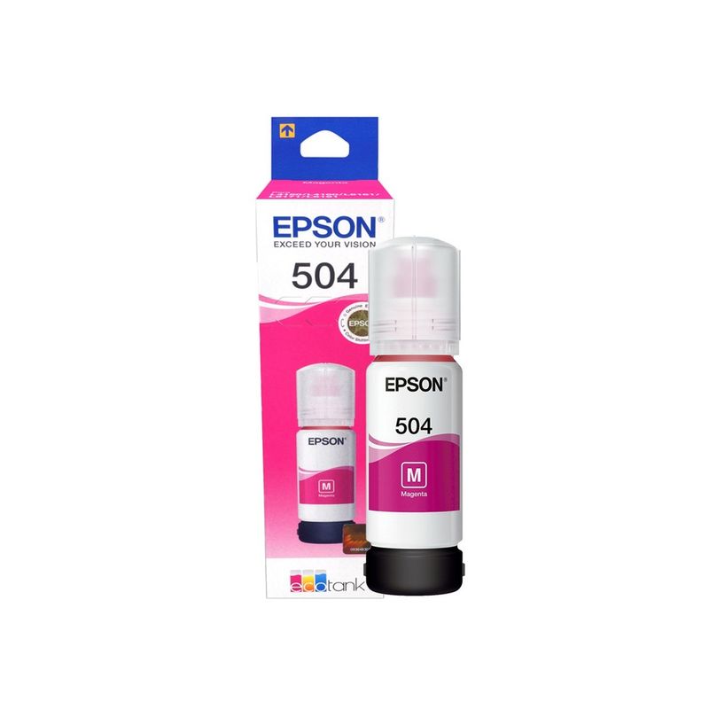 EPSON - Tinta 504 original tinta epson tinta ROJA MAGENTA serie L