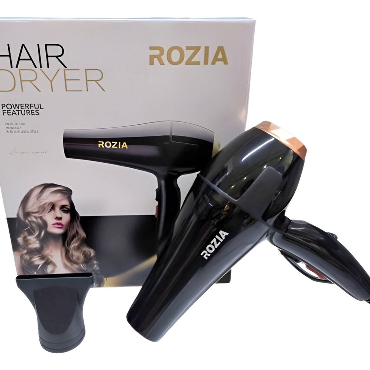 PREMIUM - Secadora De Cabello Rozia Profesional 9000 Watts 3 VELOCIDADES