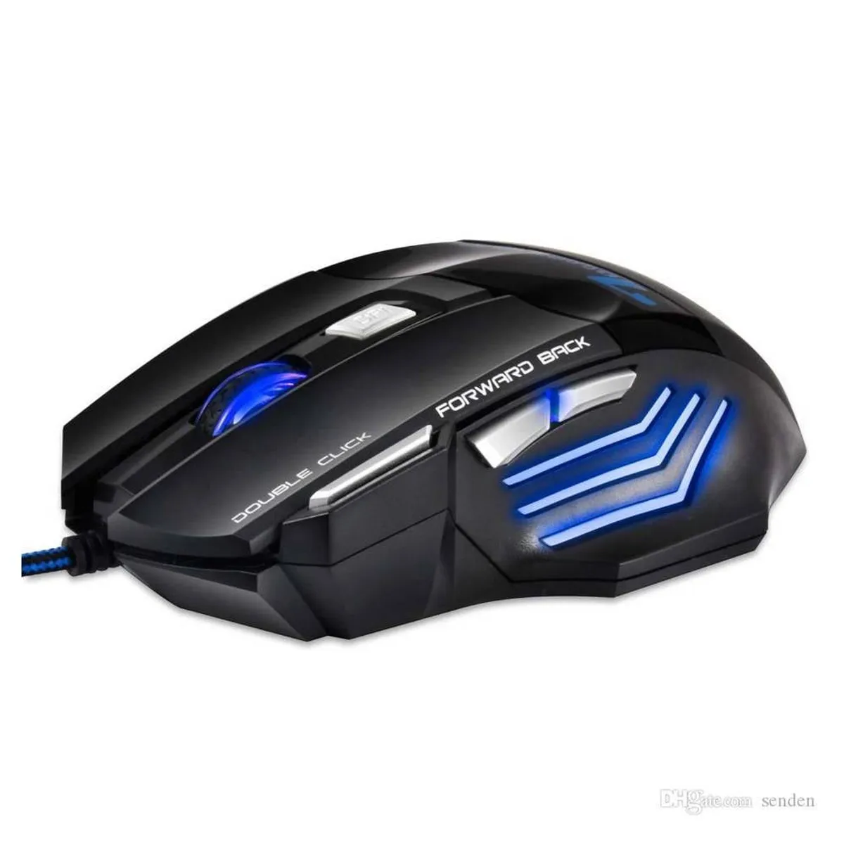 OEM - Mouse imice gamer ergonómico  7 botones led con cable usb x7