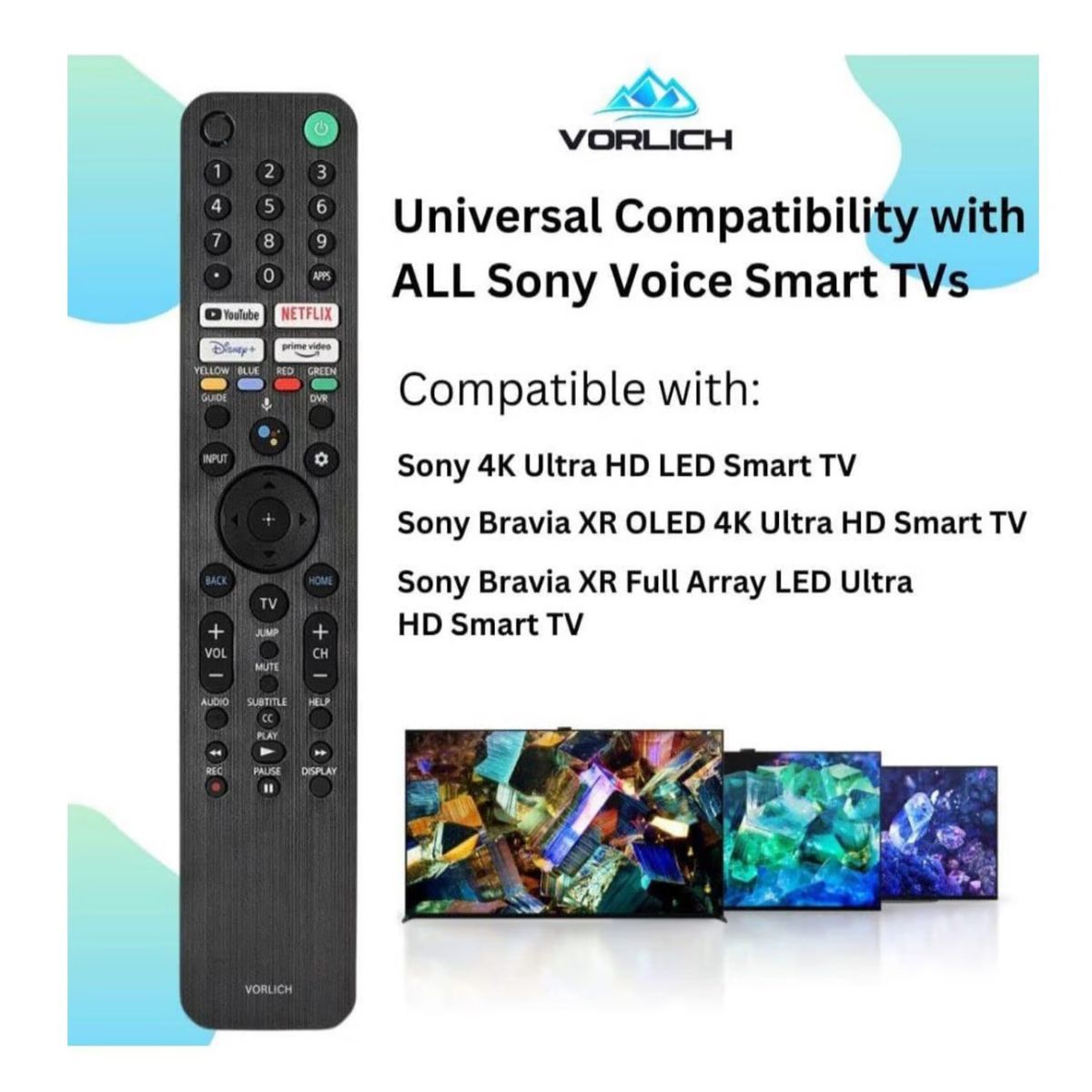 UNIVERSAL - Control Remoto Sony Con comando de Voz Modelo  RMF-TX520P Nuevo