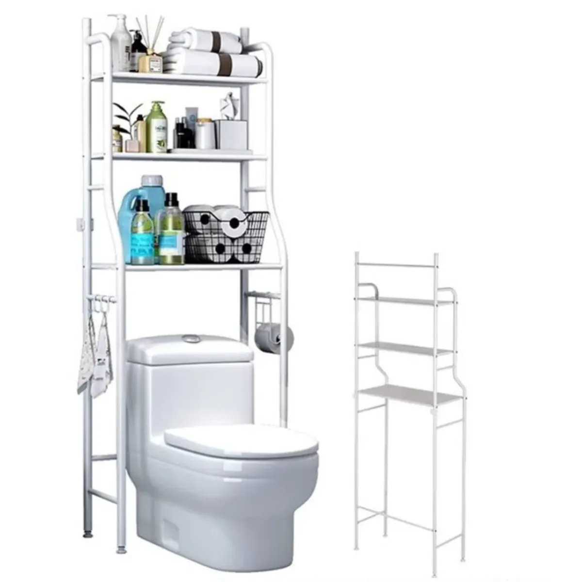 OEM - Tripack Organizador Rack Lavadora Baño y Esquinero