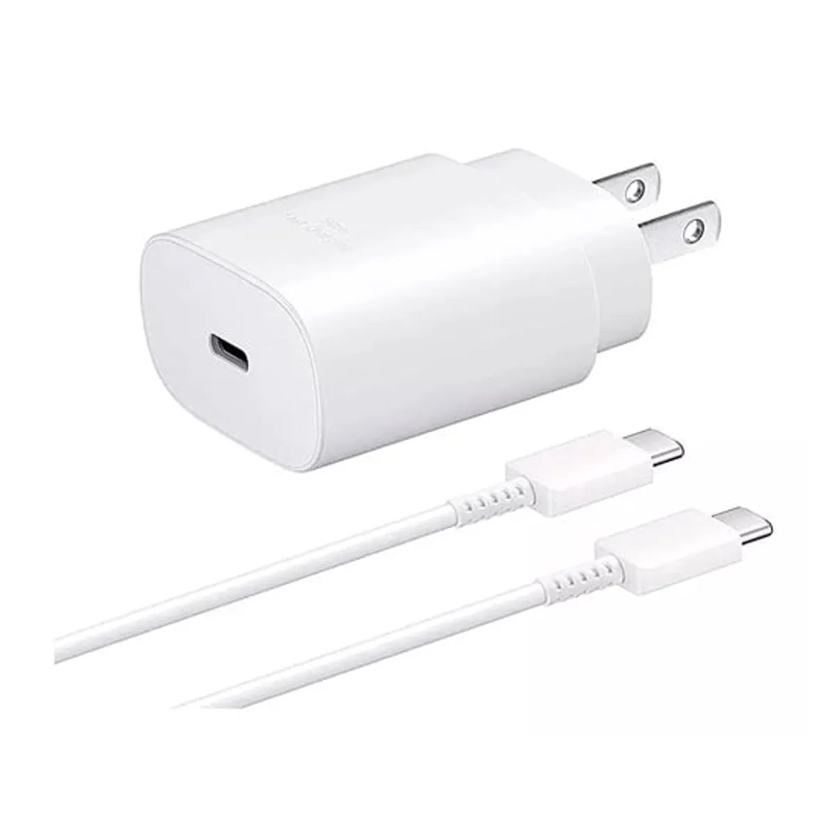SAMSUNG - Cargador Samsung USB C de 25W con Cable para Galaxy A34 Blanco