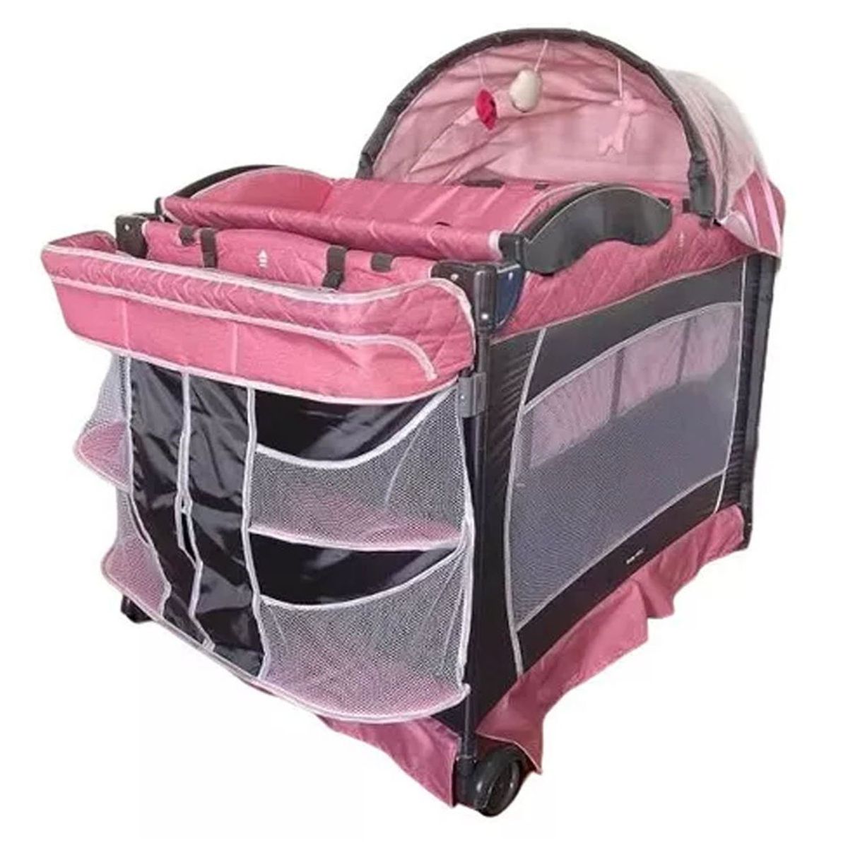 BABY KITS - Cuna Corral Baby Kits Verona Rosado
