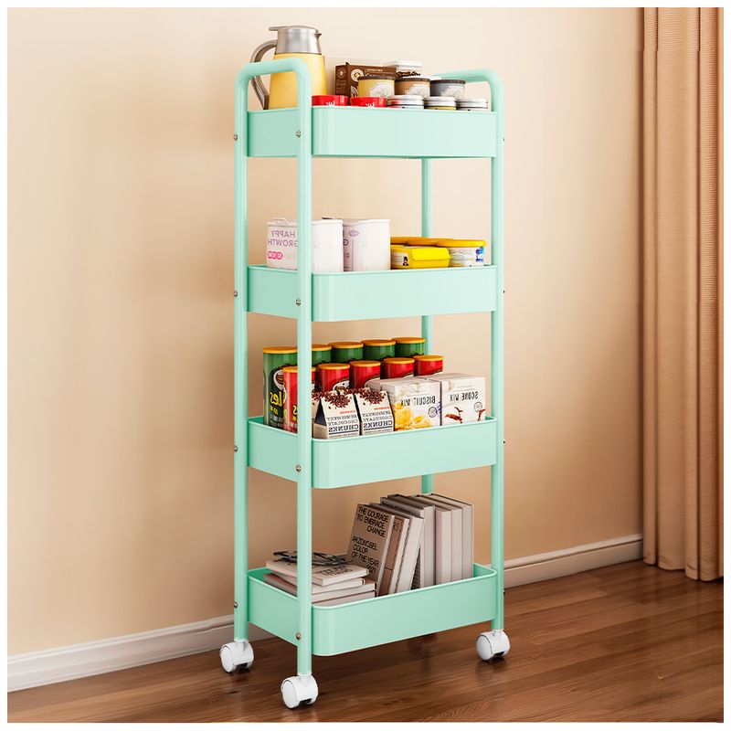 SASHIJA - Carrito Organizador 4 Niveles con Ruedas para Baño Cocina VD JY8