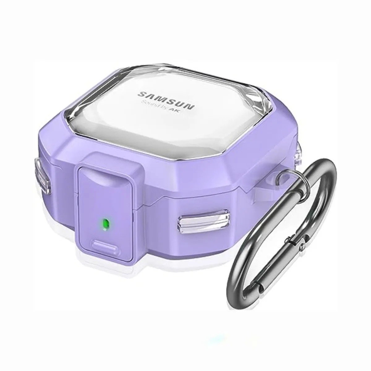 GENERICO - Case o Cover Transparente Para Samsung Buds Pro - Lila