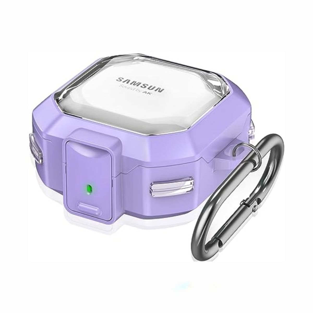 GENERICO - Case o Cover Transparente Para Samsung Buds 2 - Lila