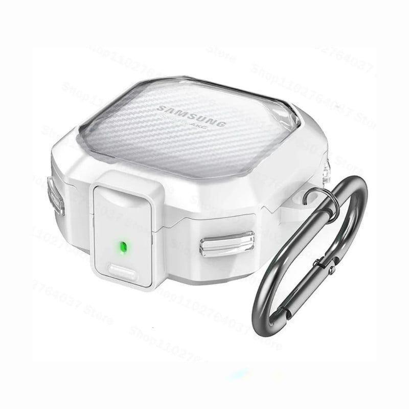 GENERICO - Case o Cover Transparente Para Samsung Buds Live - Blanco