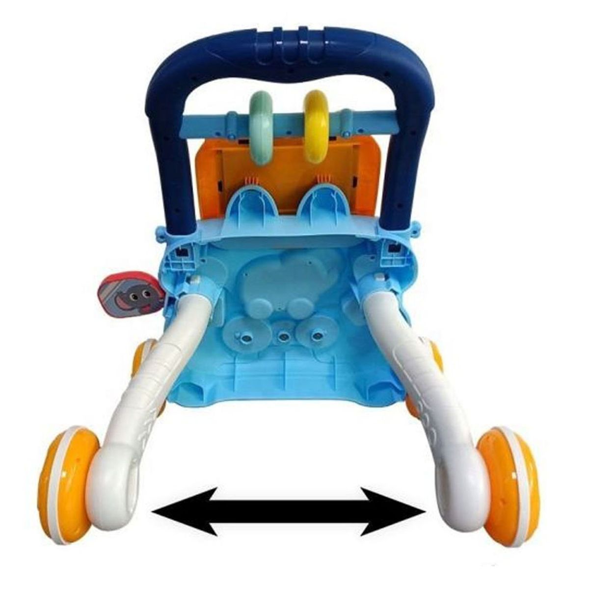 HUANGER - Caminador Musical Elefante Azul Pizarra Mágica HE0810