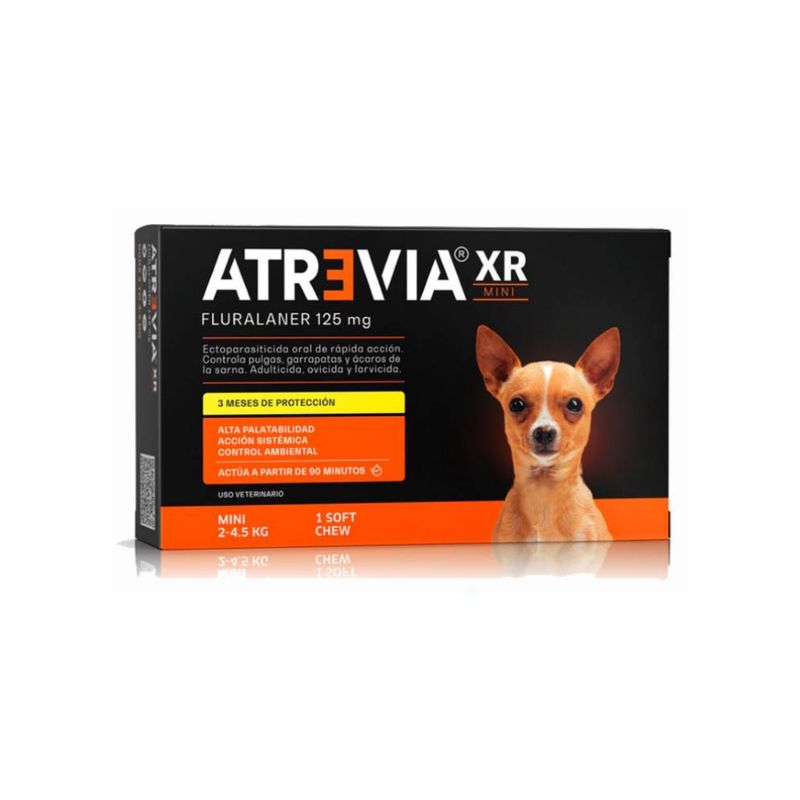 ATREVIA - Antipulgas Atrevia XR Mini 2-45kg 4 Tab