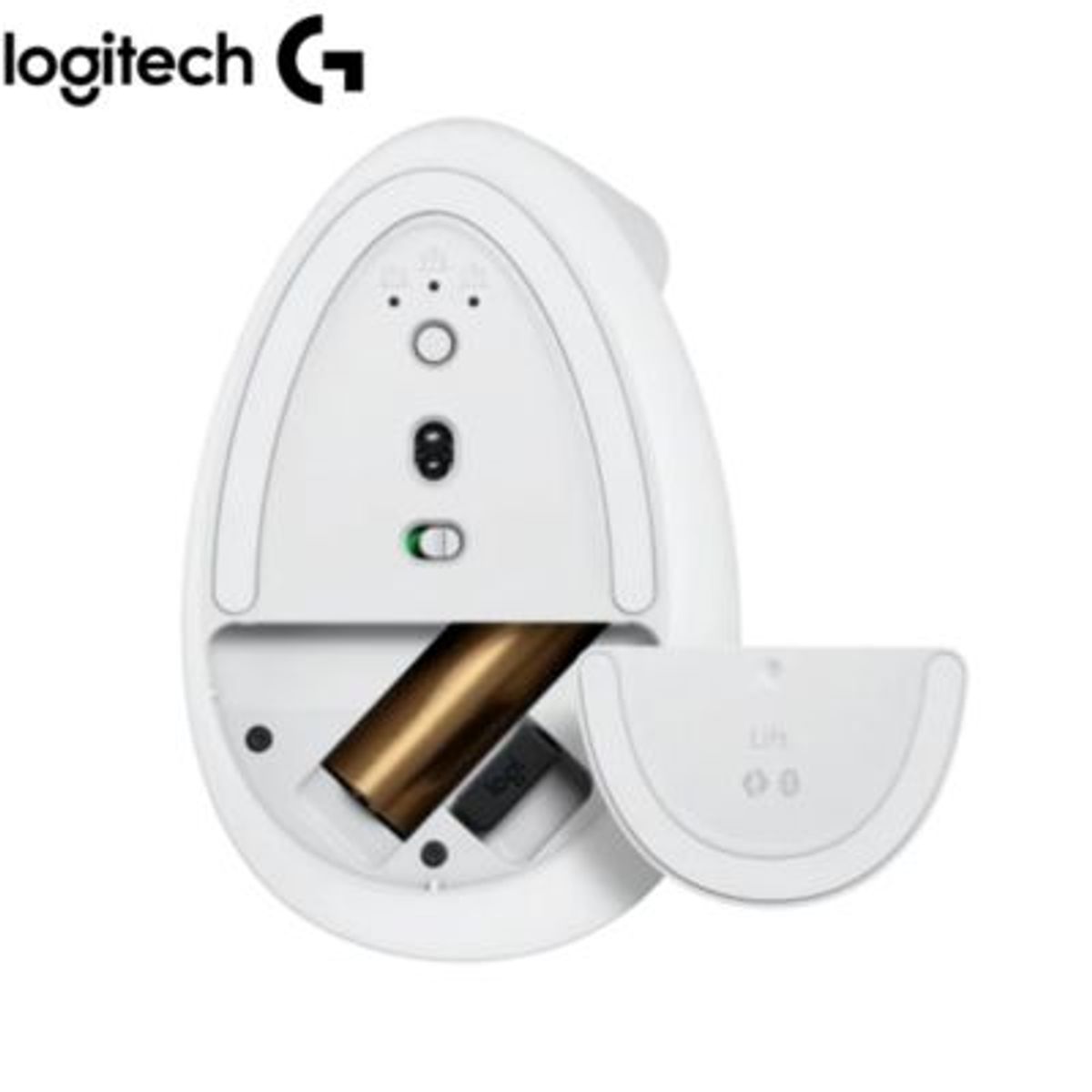 LOGITECH - Mouse Logitech Lift Vertical Ergonomico Bluetooth USB Blanco