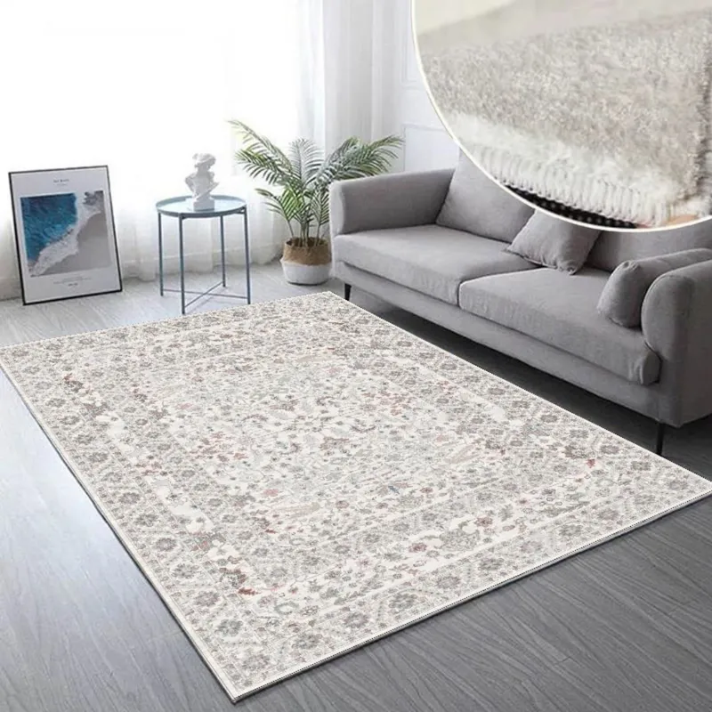 GENERICO - ALFOMBRA SEDA SINTETICA 227x180cm FS-95