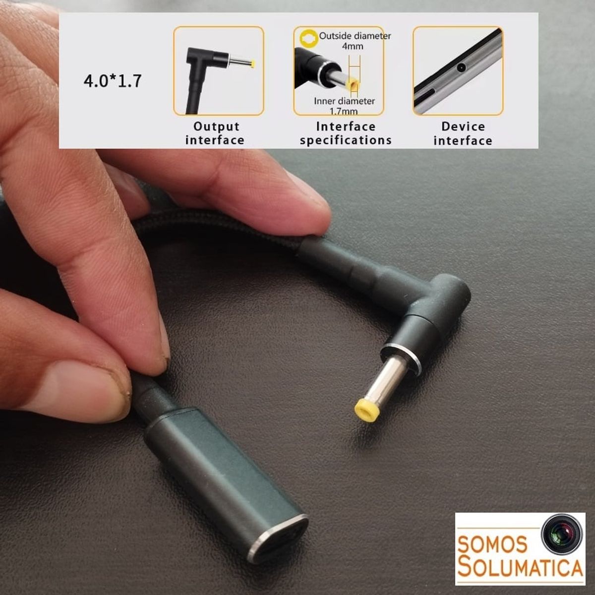 GENERICO - Cargador para Lenovo ideapad - Adaptador Tipo C - Chip PD y E-mark