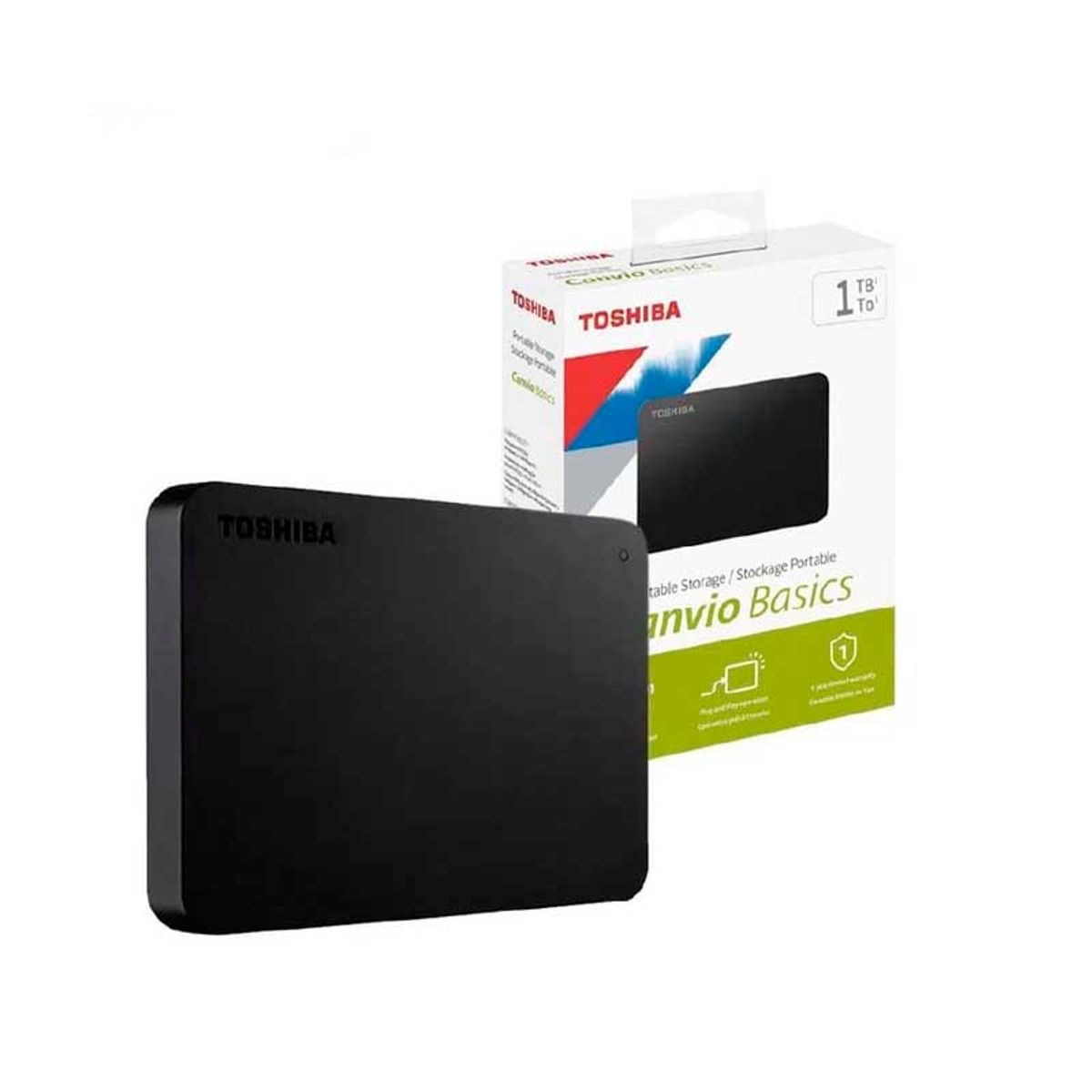 TOSHIBA - DISCO DURO EXT TOSHIBA CANVIO BASICS 1TB