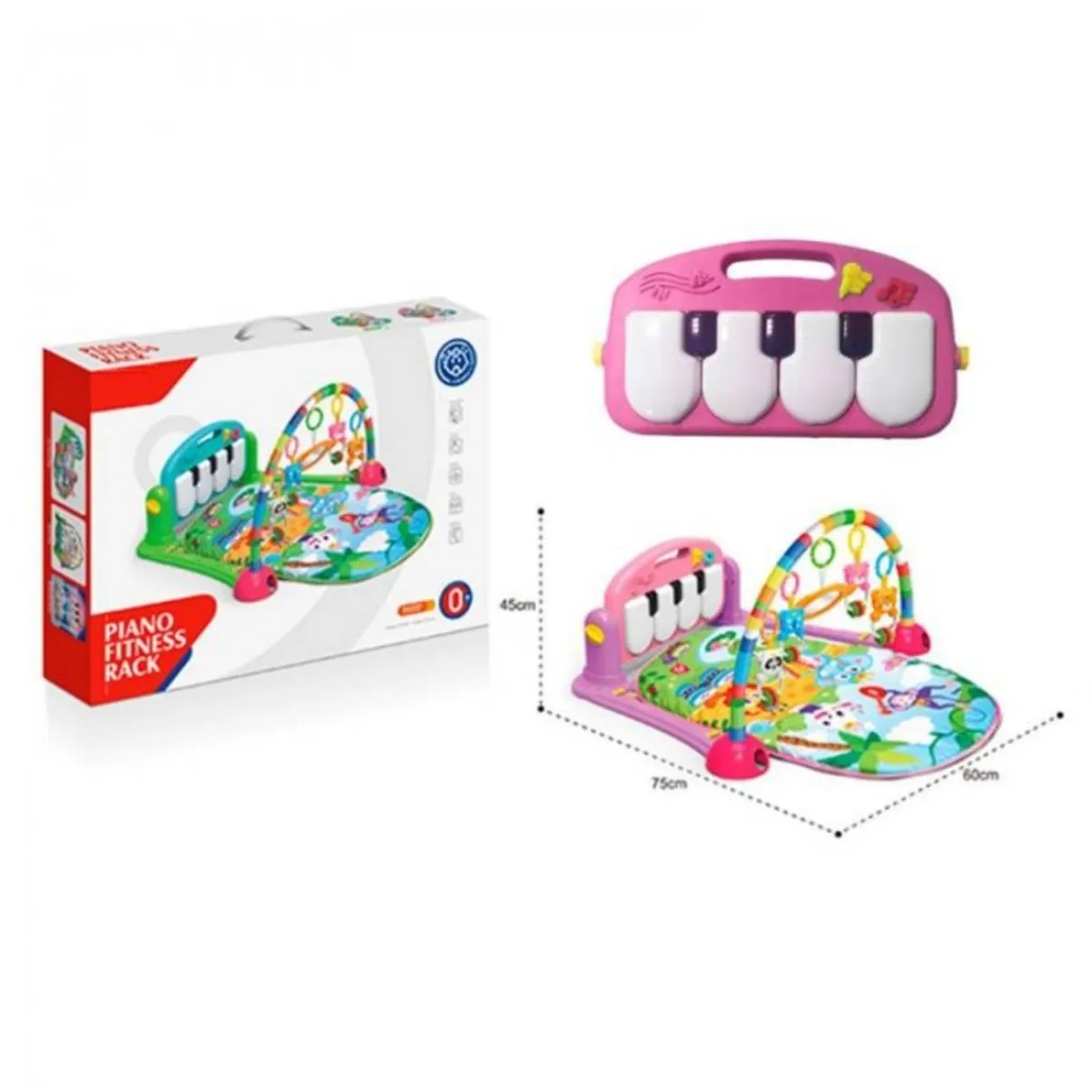 HUANGER - GIMNASIO PARA BEBE COLOR ROSADO