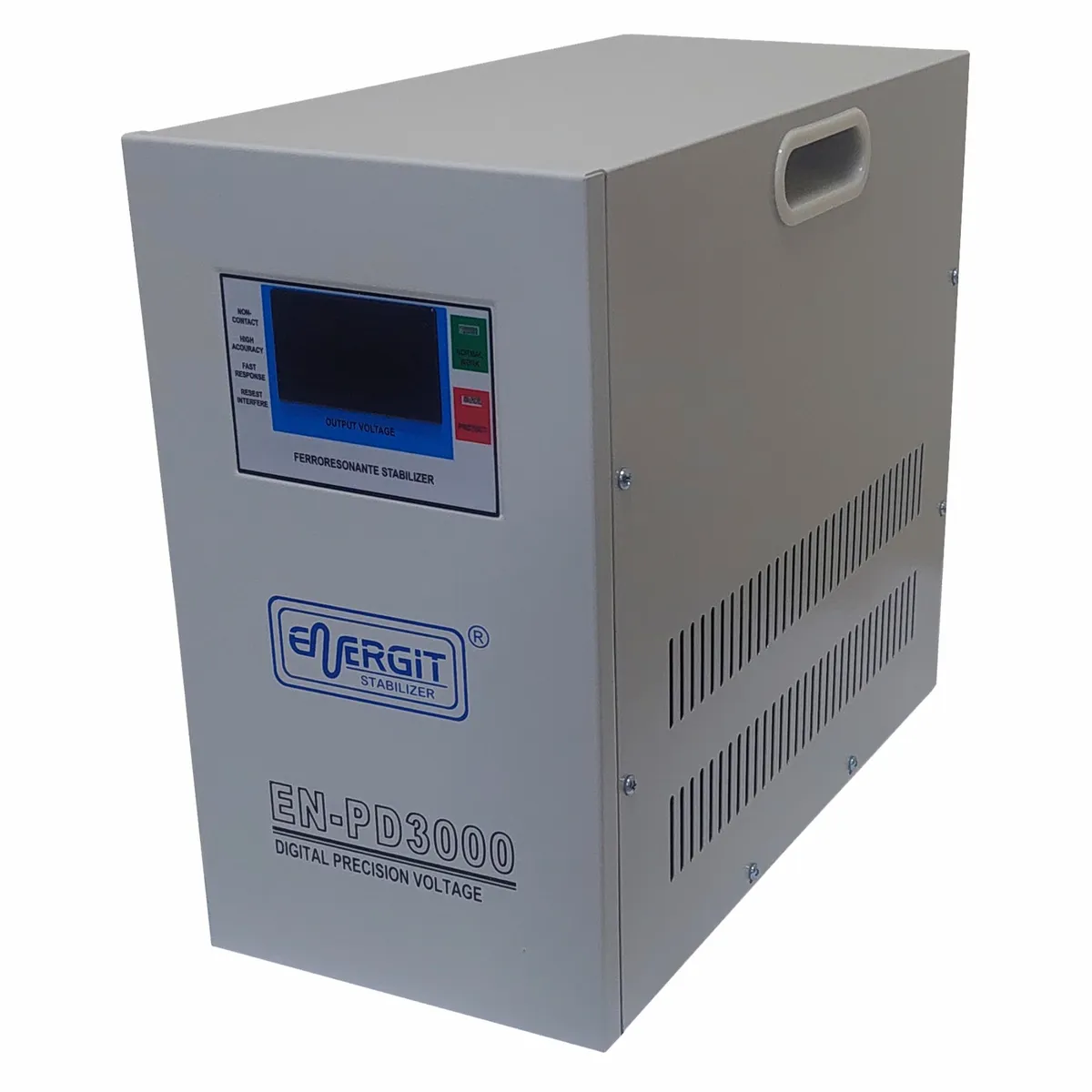 ENERGIT - ESTABILIZADOR FERRORESONANTE 3000W 3KVA 220V DIGITAL - ENERGIT