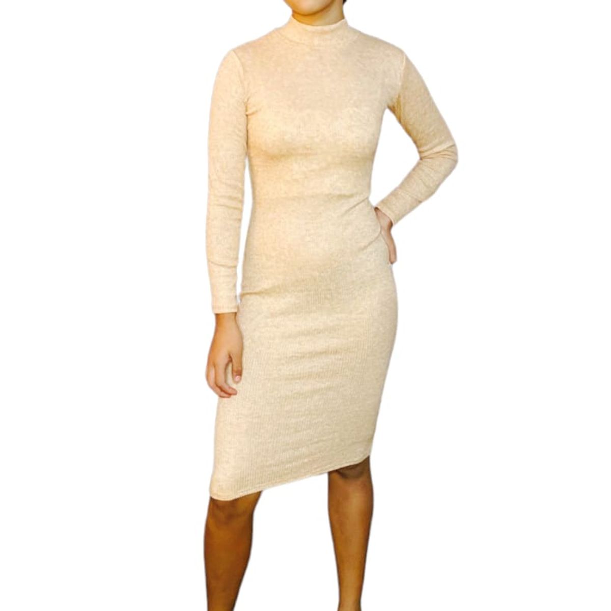 GENERICO - Vestido Mujer Chompero CAFARENA - Nathalie Love it -  Beige