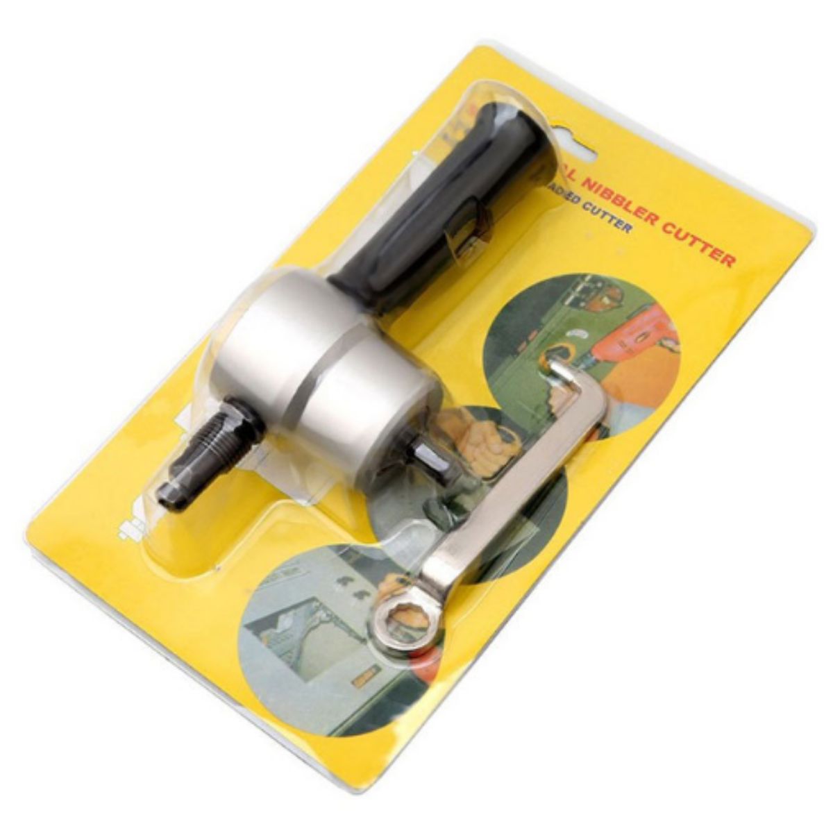 GENERICO - Cortador de Placas de Metal  -Adaptador para Taladros