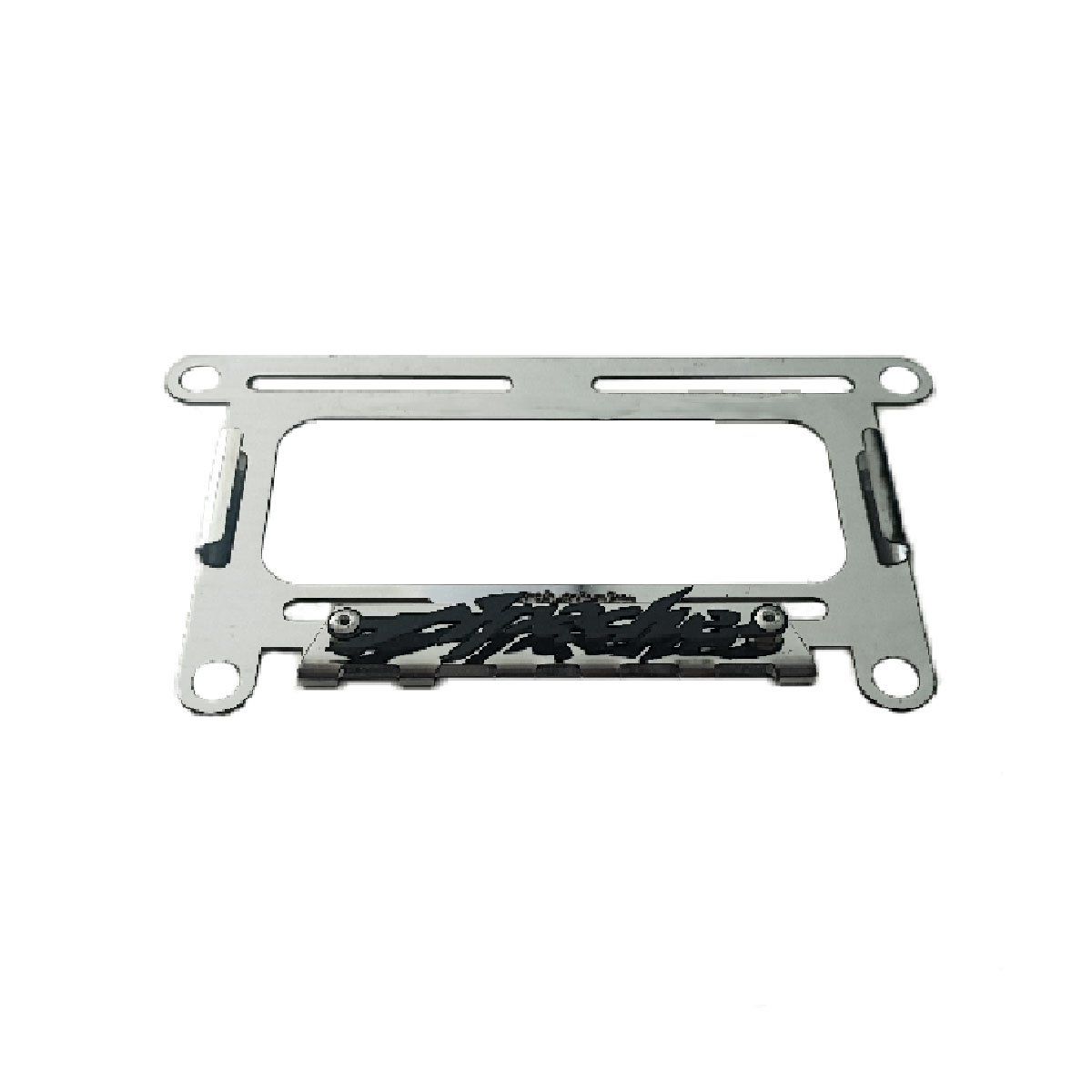 GENERICO - Porta Placa para Moto en Acero Inox modelo Apache