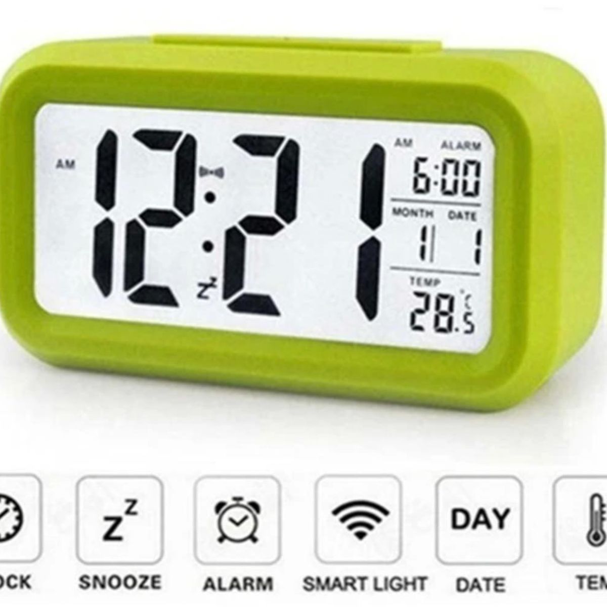 GENERICO - Reloj Despertador Inteligente Digital Escritorio Dormitorio