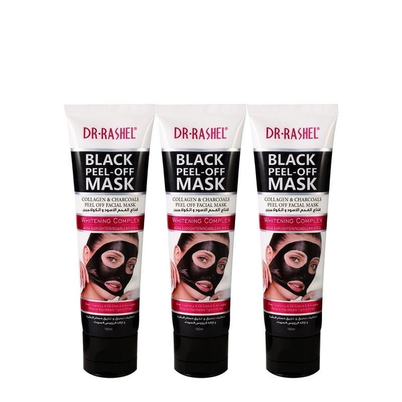GENERICO - Mascarilla Facial Colágeno Y Carbones Dr Rashel 100Gr 3 Unidades