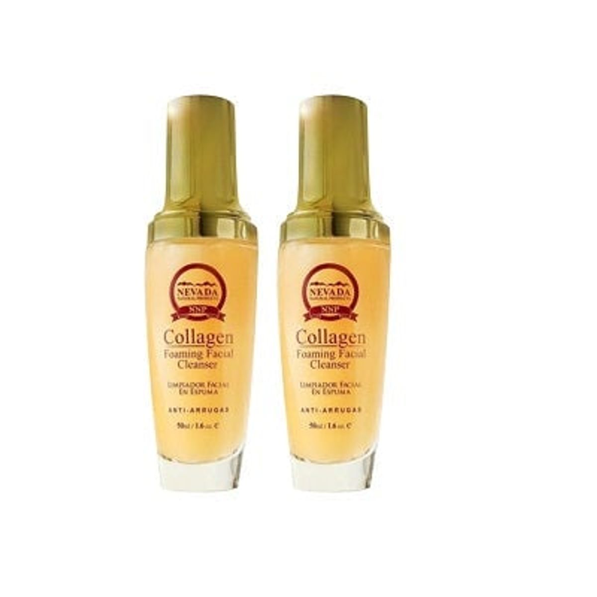 NEVADA NATURAL PRODUCTS - Limpiador Facial En Espuma De Colágeno Nevada 50ml 2 Unidades